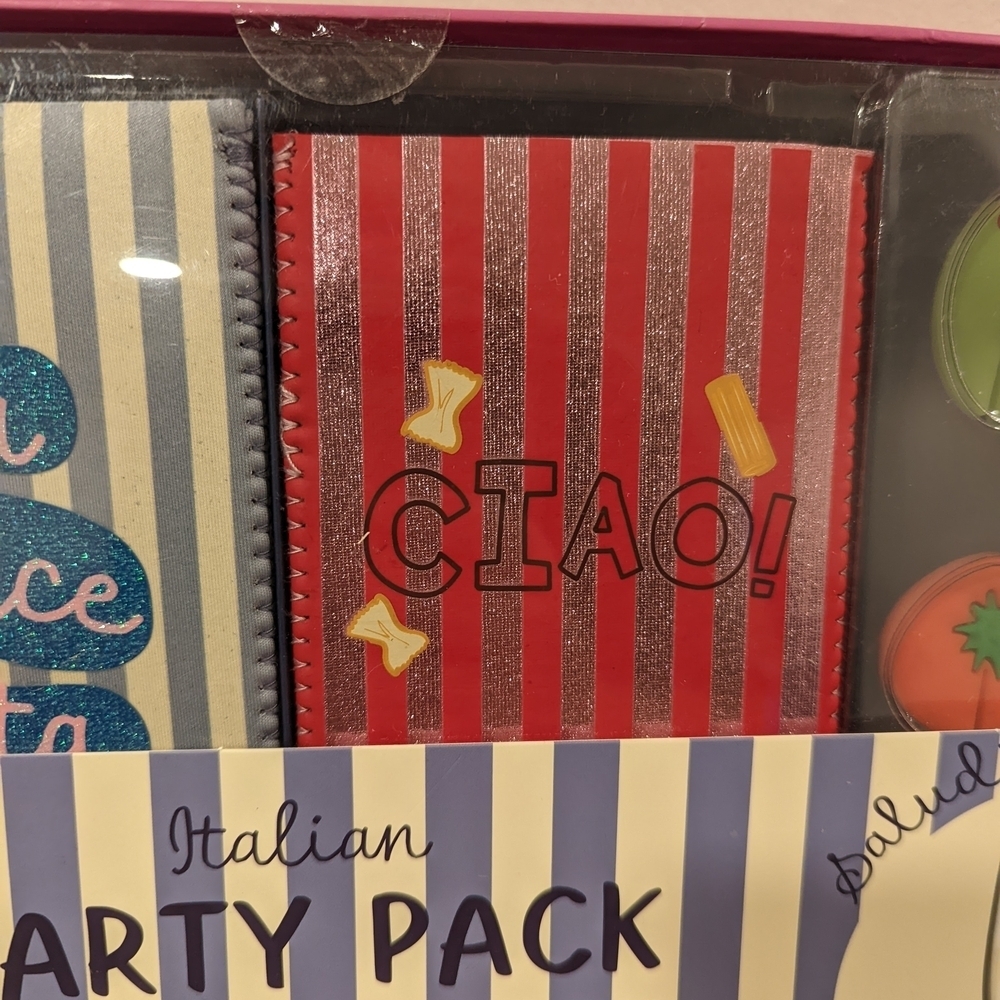 Italian Party Pack Drink Sleeves and Markers - Picture 6 of 9